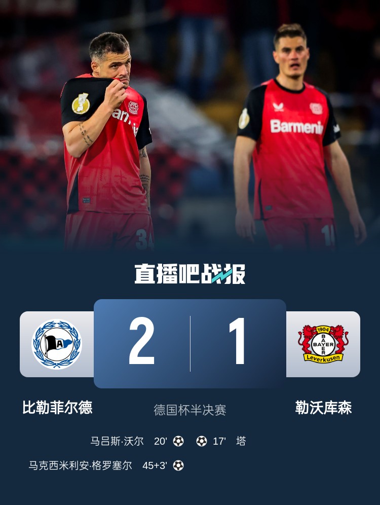 比勒菲爾德是史上第4支晉級德國杯決賽的德丙球隊(duì)，此前3隊(duì)未奪冠